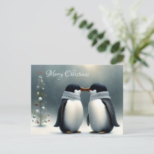 Vrolijk kerstfeest briefkaart (Staand voorkant)