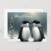 Vrolijk kerstfeest briefkaart (Voorkant / Achterkant)