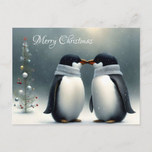 Vrolijk kerstfeest briefkaart (Voorkant)