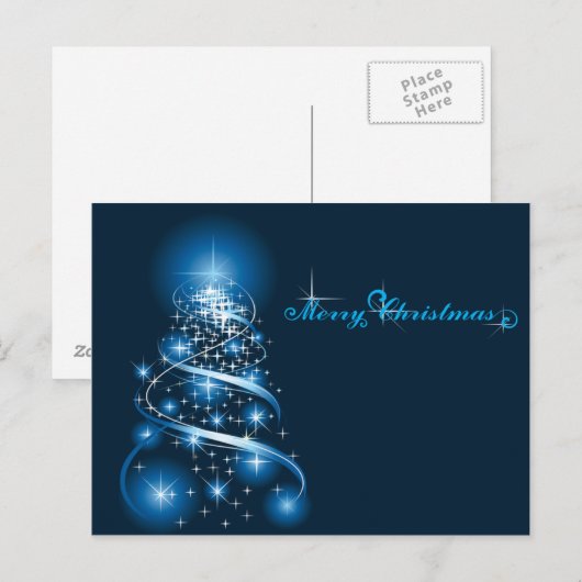 Vrolijk kerstfeest Briefkaart (Voorkant / Achterkant)