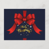 Vrolijk kerstfeest briefkaart (Voorkant)