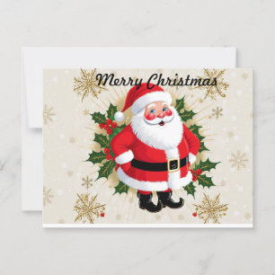 Vrolijk kerstfeest briefkaart
