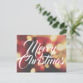 Vrolijk kerstfeest briefkaart (Staand voorkant)