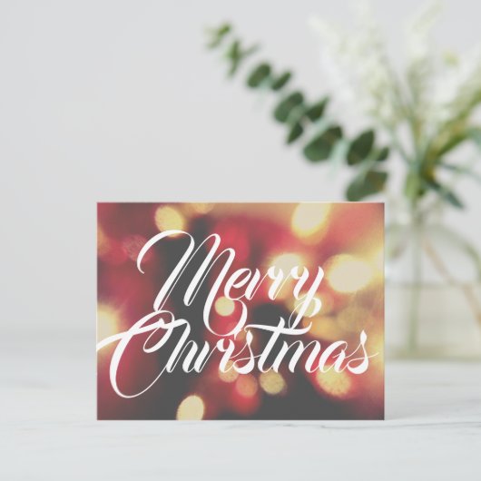 Vrolijk kerstfeest briefkaart (Staand voorkant)