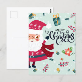 Vrolijk kerstfeest briefkaart