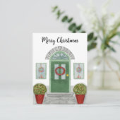 Vrolijk kerstfeest Briefkaart (Staand voorkant)