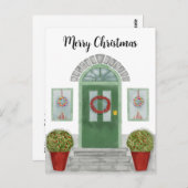 Vrolijk kerstfeest Briefkaart (Voorkant / Achterkant)