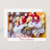 Vrolijk kerstfeest briefkaart (Voorkant / Achterkant)