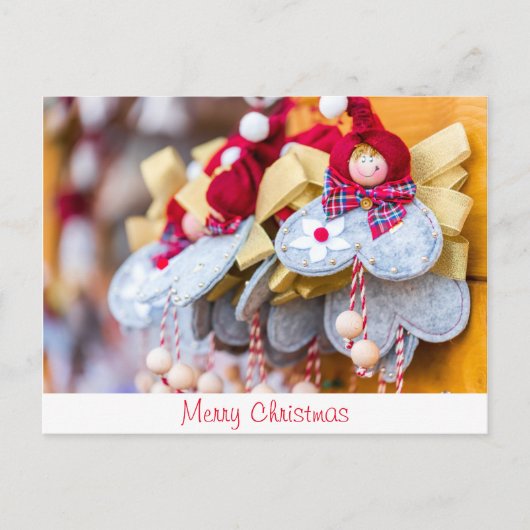 Vrolijk kerstfeest briefkaart (Voorkant)