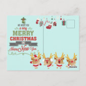 Vrolijk kerstfeest briefkaart (Achterkant)