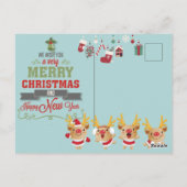 Vrolijk kerstfeest briefkaart (Achterkant)