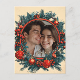 Vrolijk kerstfeest briefkaart