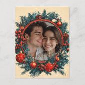 Vrolijk kerstfeest briefkaart (Voorkant)