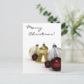 Vrolijk kerstfeest - Briefkaart (Staand voorkant)