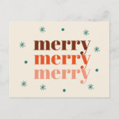 Vrolijk kerstfeest briefkaart (Voorkant)
