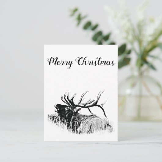 Vrolijk kerstfeest briefkaart (Staand voorkant)