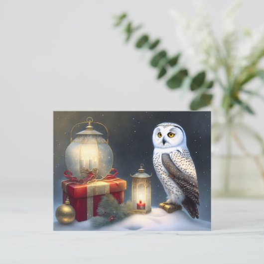 Vrolijk kerstfeest briefkaart (Staand voorkant)