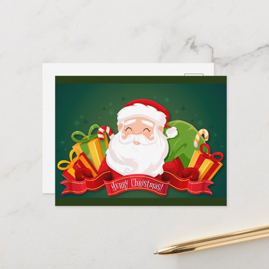 Vrolijk kerstfeest briefkaart