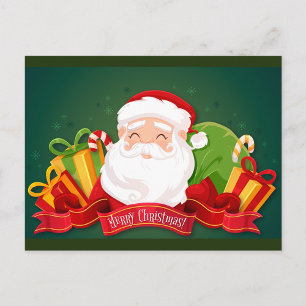 Vrolijk kerstfeest briefkaart