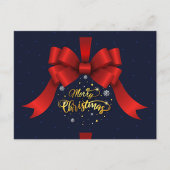 Vrolijk kerstfeest briefkaart