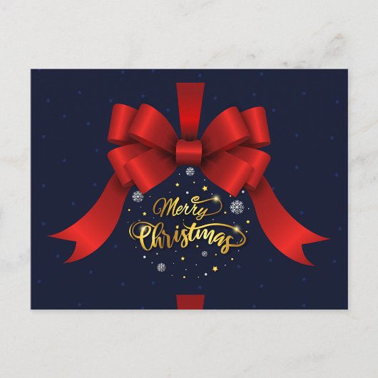 Vrolijk kerstfeest briefkaart