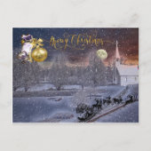 Vrolijk kerstfeest briefkaart (Voorkant)