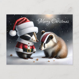 Vrolijk kerstfeest briefkaart