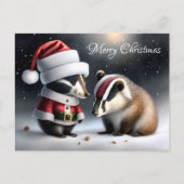 Vrolijk kerstfeest briefkaart (Voorkant)