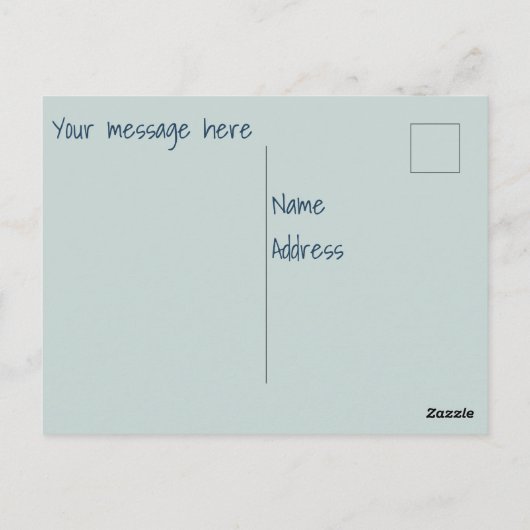 Vrolijk kerstfeest briefkaart (Achterkant)