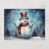 Vrolijk kerstfeest briefkaart (Voorkant)