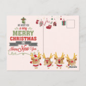 Vrolijk kerstfeest briefkaart (Achterkant)