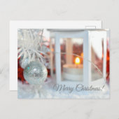 Vrolijk kerstfeest briefkaart (Voorkant / Achterkant)