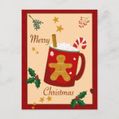 Vrolijk kerstfeest briefkaart (Voorkant)