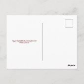 Vrolijk kerstfeest briefkaart (Achterkant)