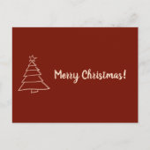 Vrolijk kerstfeest briefkaart (Voorkant)