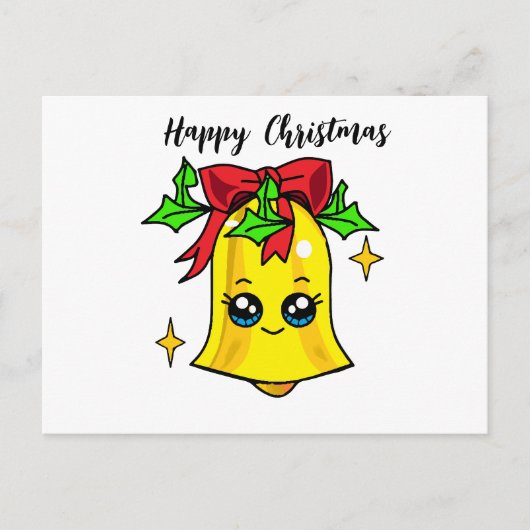 Vrolijk kerstfeest briefkaart (Voorkant)