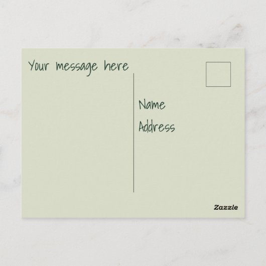 Vrolijk kerstfeest briefkaart (Achterkant)