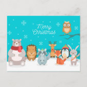 Vrolijk kerstfeest briefkaart (Voorkant)