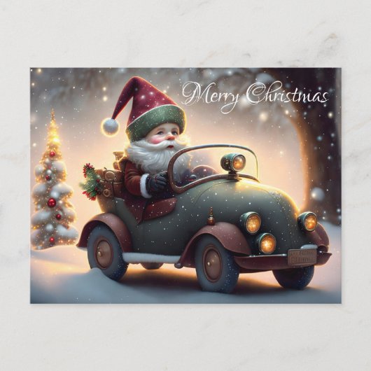 Vrolijk kerstfeest briefkaart (Voorkant)