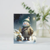 Vrolijk kerstfeest briefkaart (Staand voorkant)