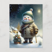 Vrolijk kerstfeest briefkaart (Voorkant)