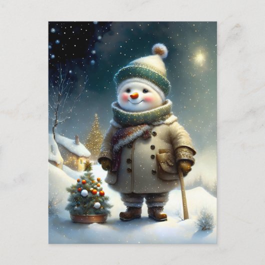 Vrolijk kerstfeest briefkaart (Voorkant)