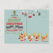 Vrolijk kerstfeest briefkaart (Achterkant)