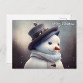 Vrolijk kerstfeest briefkaart (Voorkant / Achterkant)