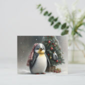 Vrolijk kerstfeest briefkaart (Staand voorkant)