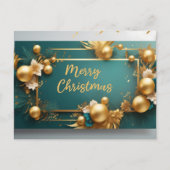 Vrolijk kerstfeest briefkaart (Voorkant)