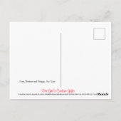 Vrolijk kerstfeest briefkaart (Achterkant)