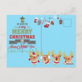 Vrolijk kerstfeest briefkaart (Achterkant)