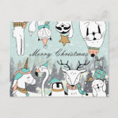 Vrolijk kerstfeest briefkaart (Voorkant)