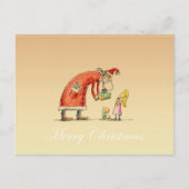 Vrolijk kerstfeest briefkaart (Voorkant)